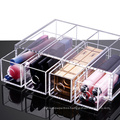 2019 New Fashion Product makeup organizer box 4 drawer sunglasses storage case Jewelry box Clear Acrylic storage box Large size